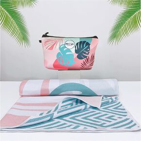 Pangaloo Surf Co Microfiber Beach Towel with Neoprene Bag in Kuwait