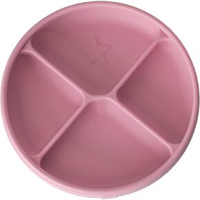 TalkTools Bitsy Plate Nurturing Independence & Confidence in Your Child's Feeding Journey - Making Mealtimes Fun and Developmentally Supportive (Sage) - Made in USA in Kuwait