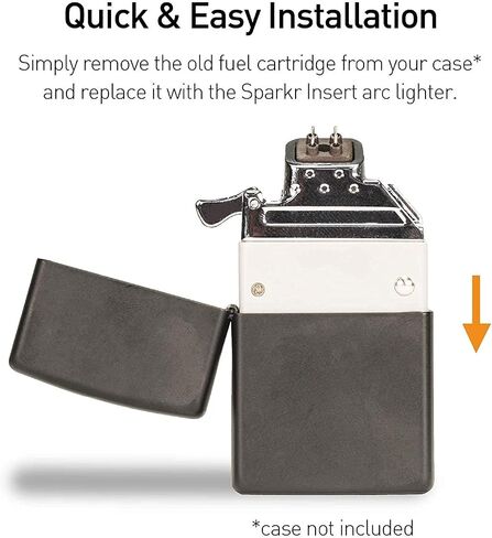 Power Practical Sparkr Insert Dual Arc Electric Lighter in Kuwait
