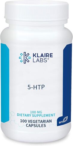 Klaire Labs 5-HTP 100 mg - Hypoallergenic 5-HTP from Griffonia Seed Extract (5-HTP) - Hydroxytryptophan Serotonin Support Supplement to Promote Mood (100 Capsules) in Saudi Arabia