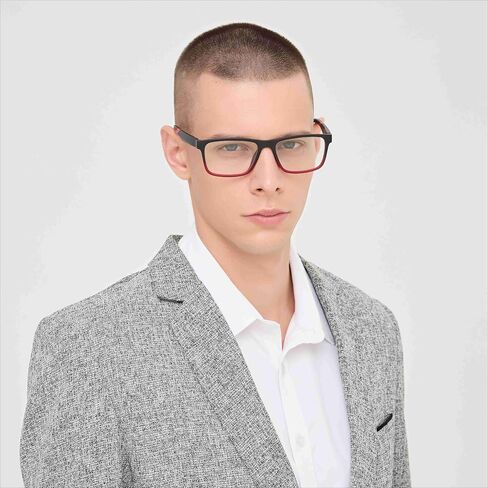 acavefox Men Reading Glasses Blue Light Blocking 4 Pack Computer Readers in Saudi Arabia