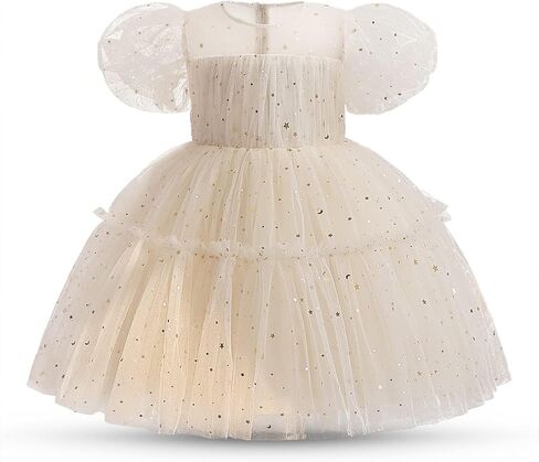 Nileafes Toddler Baby Girls Birthday Tulle Princess Dress Party Tutu Dresses in Kuwait