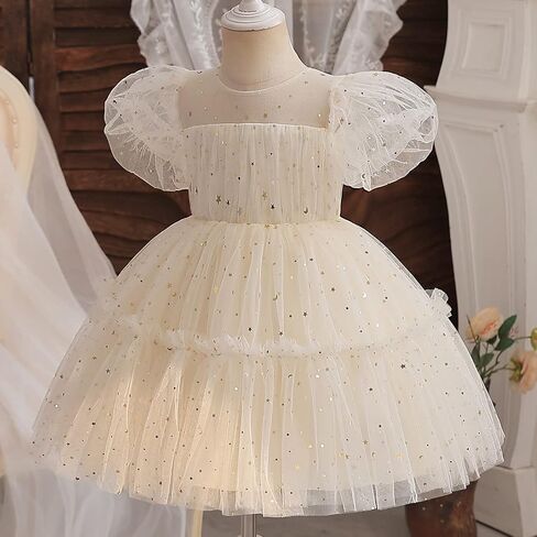 Nileafes Toddler Baby Girls Birthday Tulle Princess Dress Party Tutu Dresses in Kuwait