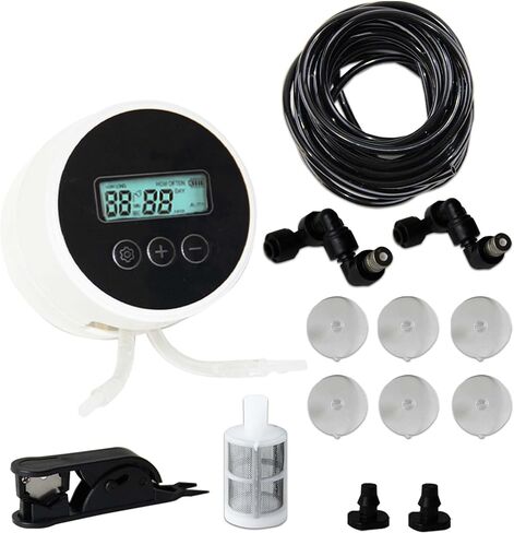 بخاخ للزواحف من اف اس كيو واي ام واي جي اس - نظام ذكي لصنع رذاذ الزواحف - مرطبات للزواحف مع شاشة رقمية وسقي تلقائي in Kuwait