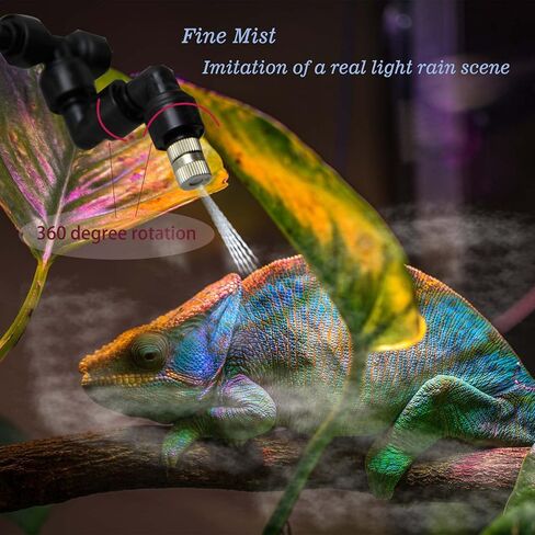 بخاخ للزواحف من اف اس كيو واي ام واي جي اس - نظام ذكي لصنع رذاذ الزواحف - مرطبات للزواحف مع شاشة رقمية وسقي تلقائي in Kuwait