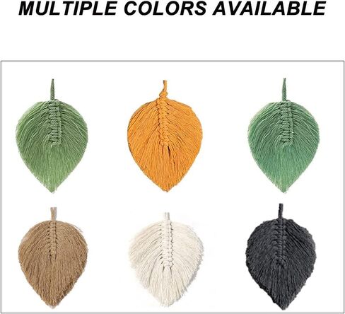 Turbokey Leaf Curtain Tiebacks Rope Boho Handmade Outdoor Curtain Holdbacks 2 Pack Farmhouse Tassel Curtain Ties Holder by Cotton Rope, Bohemian Home Decoration Drapery Holdback (Avocado Green) in Saudi Arabia