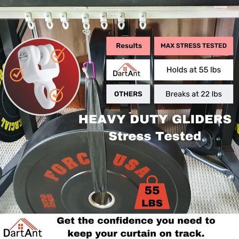DartAnt حامل سقف مرن للستائر المرنة شديدة التحمل، مسار ستارة قابل للانحناء، مقسم غرفة مسار السقف المنحني، سكة ستارة دش RV، مسار ستارة منزلقة ستارة خصوصية المستشفى (23 قدمًا (7 أمتار)) in Kuwait