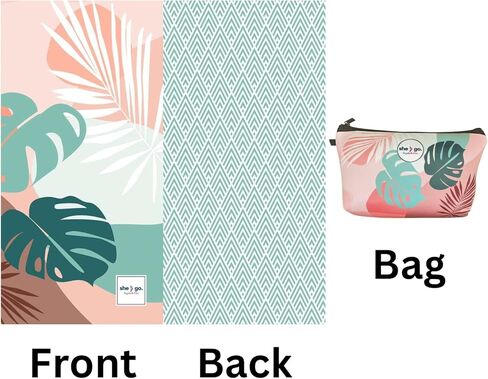 Pangaloo Surf Co Microfiber Beach Towel with Neoprene Bag in Kuwait