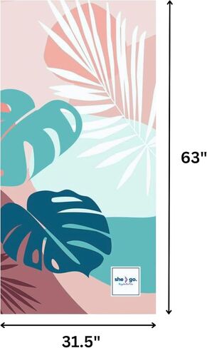 Pangaloo Surf Co Microfiber Beach Towel with Neoprene Bag in Kuwait