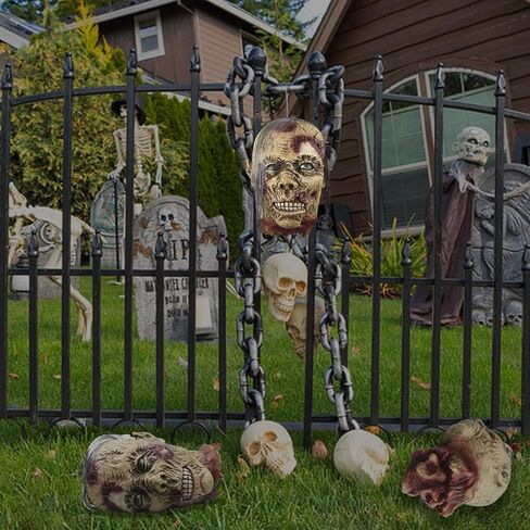 رأس مقطع الرأس، رأس دماء حاد ومرعب في الهالوين مع شعر مستعار تنكري من اللاتكس (زومبي) in Kuwait