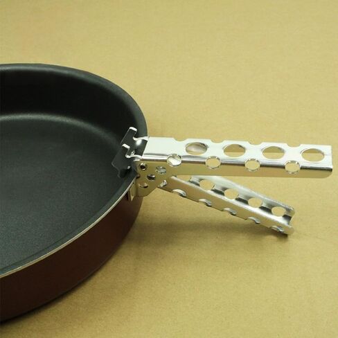 Cyberone Aluminum Bowl Pot Gripper Pan Gripper Hot Dish Plate Holder Pot Holder Lifter Clip Clamp for Outdoor Cooking Camping Picnic BBQ Length 4.9" in Saudi Arabia