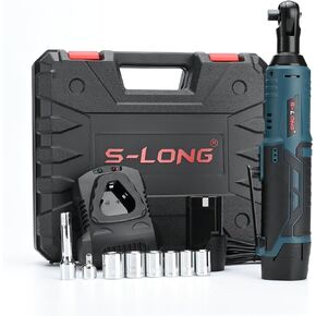 S-LONG Cordless Electric Ratchet Wrench Bare Tool, 3/8" 50 Ft-lbs 400 RPM 12V Power Ratchet Wrench in Kuwait
