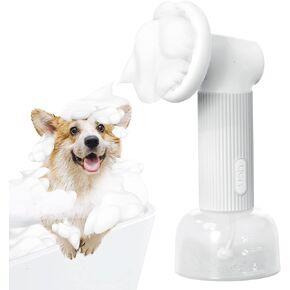 فرشاة استحمام أوتوماتيكية للكلاب من يوهبيت، فرشاة فقاعات لاسلكية محمولة للكلاب الاستحمام، فرشاة شامبو الكلاب، توليد تلقائي رقيقة وحتى الفقاعات، فرشاة استحمام للكلاب والقطط in Kuwait
