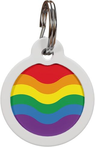QR Code Dog Tag, Pet ID Tags for Dogs - Silent Dog Tags Personalized for Pets - QR Tag to Pet Online Profile - Stainless Steel Dog Tag with Rubber Silencer (Pets Passport) in Saudi Arabia