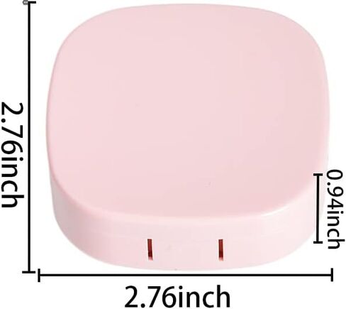 جوكوك حافظة عدسات لاصقة محمولة لتخزين العدسات اللاصقة مع مرآة، مجموعة حامل العدسات اللاصقة اليومية للنساء والفتيات، صندوق تخزين عدسات السفر مع مزيل ملقط (زهري + ابيض), أبيض, حافظة عدسات لاصقة in Kuwait