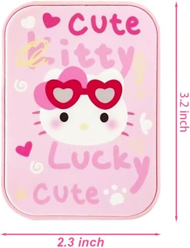 Yoceefy Contact Lens Case, Contact Lens Container Soak Storage Kit With Holder Tweezers Contact Solution Container Mirror,Pink Cute Portable Contact Lens Remover Tool Kit For Travel Home in Kuwait