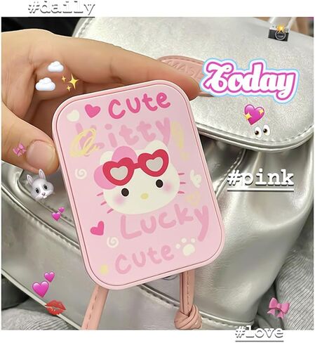 Yoceefy Contact Lens Case, Contact Lens Container Soak Storage Kit With Holder Tweezers Contact Solution Container Mirror,Pink Cute Portable Contact Lens Remover Tool Kit For Travel Home in Kuwait