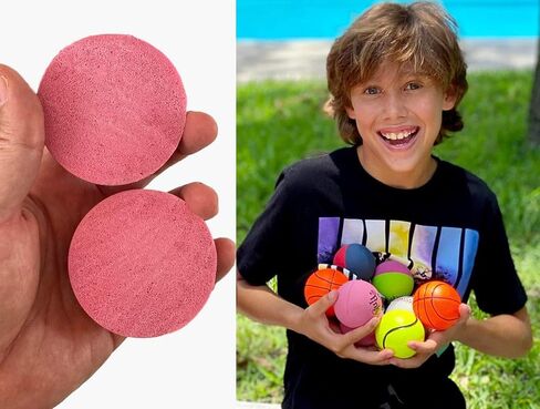 JA-RU High-Bounce Pinky Ball (4 Pack) Small Bouncy Rubber Balls for Kids. Stress Handball. Indoor & Outdoor Sport Games. Therapy Classroom Playground Toys. Throwing & Juggling. 976-4A in Saudi Arabia