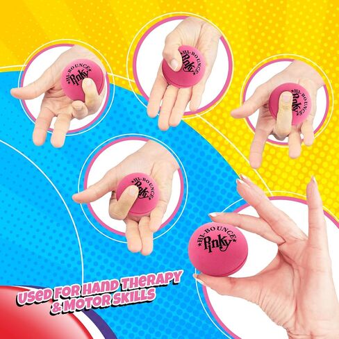 JA-RU High-Bounce Pinky Ball (4 Pack) Small Bouncy Rubber Balls for Kids. Stress Handball. Indoor & Outdoor Sport Games. Therapy Classroom Playground Toys. Throwing & Juggling. 976-4A in Saudi Arabia