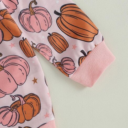 Kuriozud Newborn Baby Boy Girl Bubble Romper Fall Winter Clothes | Baby Boy Girl Sweatshirt Romper for Football Game Day, Halloween, Thanksgiving, Christmas, New Year Gift, Photoshoot, 0-18M in Saudi Arabia