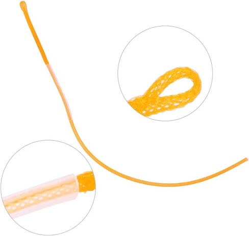 Yolispa 10PCS Yellow 30LB Fishing Connector Fishing Loops Connector Fly Loop Line Fishing Tackle Accessory in Kuwait