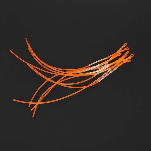 Yolispa 10PCS Yellow 30LB Fishing Connector Fishing Loops Connector Fly Loop Line Fishing Tackle Accessory in Kuwait