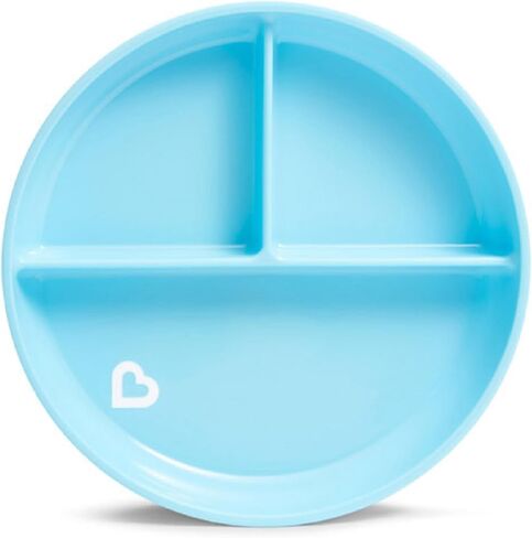 Munchkin Stay Put Divided Suction Plates (Purple/Blue) in Saudi Arabia