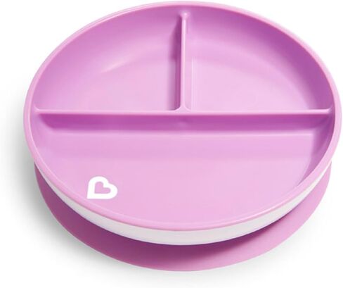 Munchkin Stay Put Divided Suction Plates (Purple/Blue) in Saudi Arabia