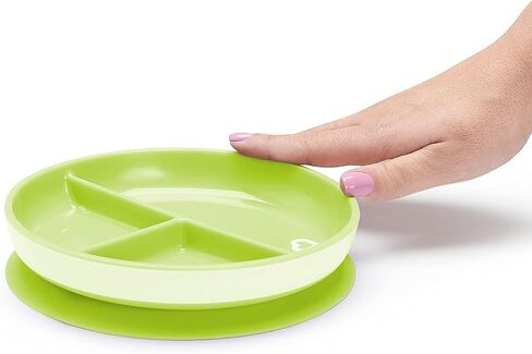Munchkin Stay Put Divided Suction Plates (Purple/Blue) in Saudi Arabia