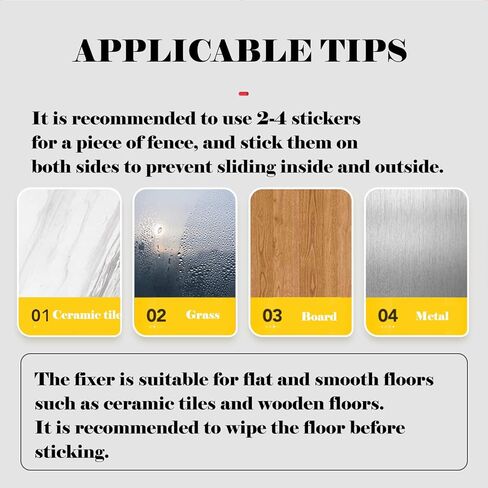 BAYWYI Baby Playpen Stabilizer,Baby Playpen Accessories，Suction Cups Replacement, Anti Slip and Anti Collapse, No Trace Sticker, Baby Playpen Sturdy , Baby Safety Baffle (6 * 6 cm Thicken) in Kuwait