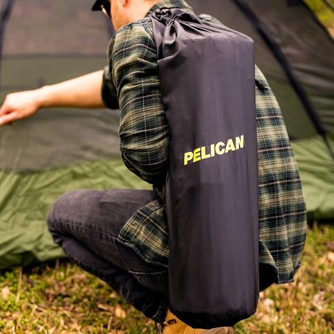 Pelican Outdoor - وسادة نوم متينة - مرتبة مقاومة للماء ذاتية النفخ - رؤية ليلية سوداء in Saudi Arabia