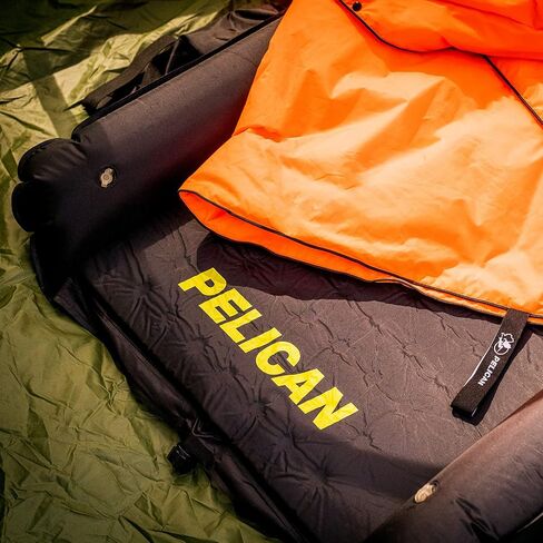 Pelican Outdoor - وسادة نوم متينة - مرتبة مقاومة للماء ذاتية النفخ - رؤية ليلية سوداء in Saudi Arabia