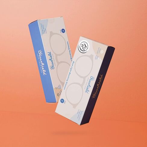 نظارات Ocushield الزرقاء لحجب الضوء تمنع إجهاد العين من الأجهزة الرقمية | تم تطويره بواسطة فاحصي البصر | للبالغين والأطفال in Kuwait