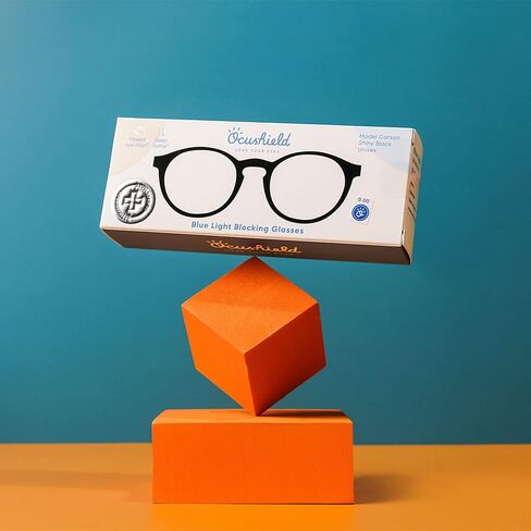 نظارات Ocushield الزرقاء لحجب الضوء تمنع إجهاد العين من الأجهزة الرقمية | تم تطويره بواسطة فاحصي البصر | للبالغين والأطفال in Kuwait