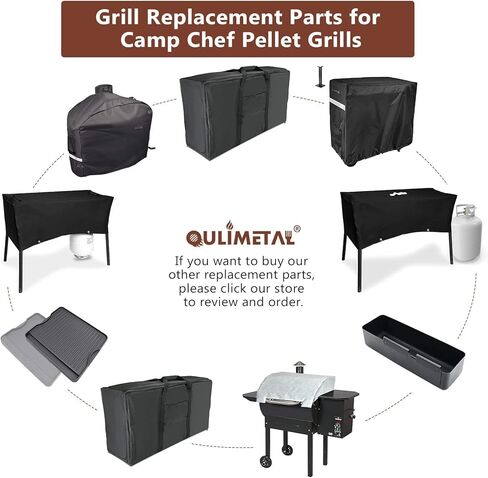 QuliMetal Carry Bag for Camp Chef 2 Burner Stoves, Heavy Duty Carry Case for Camp Chef Two Burner Briddle, 600D, UV Resistant in Kuwait