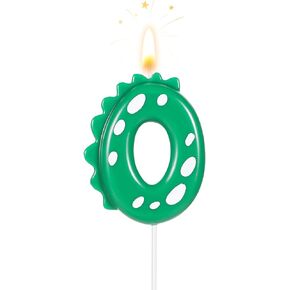 Birthday Number Candles, 2.8 Inch Dinosaur Candle Birthday Cake Candles Dinosaur Birthday Candle for Cake Dinosaur Candle Theme Party Decoration(Number 2) in Saudi Arabia