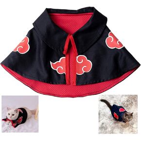 QAQ-COSPLAY Anime Pets Costume Akatsuki Cloak Dog Cat Cosplay Halloween Chirstmas Costume Small in Kuwait