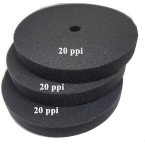 Aquarium Pond 5 Gallon Bucket DIY Bio Sponge Filter Media Pad Rounded 11x11 (20-35-50ppi Set)