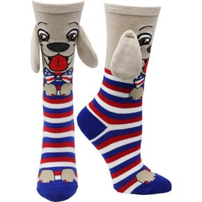 Crazy Socks For Kids (Age 5-8) Silly Cotton Gifts Animal Stockings Unicorn Llama Cat Mermaid Dog Owl Pug Lab Giraffe in Saudi Arabia
