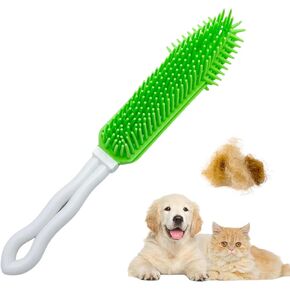 MDSTYLE Pet Hair Remover for Car Couch Clothes Furniture - Dog & Cat Fur Lint Removal Brush Soft Rubber Bristles