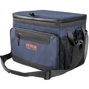 VEVOR Hardbody Cooler Bag, 600D Oxford Fabric Insulated Cooler Bag, Leakproof and Waterproof Hardbody Deep Freeze Cooler with PP Plastic Bucket, Bottle Opener for Beach, Hiking, Travel in Kuwait