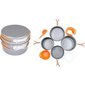 Gas One Anodizing Aluminum Cook Set (3-5 people) - Outdoor cooking/Hiking/Backpacking cookware in Kuwait