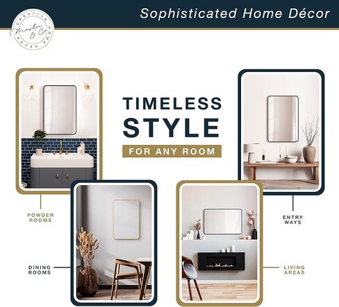 MCS Master & Co. Modern Metal Wall Mirror in Kuwait