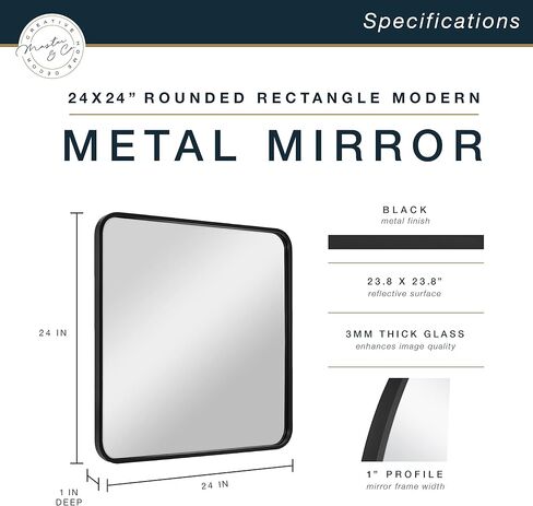 MCS Master & Co. Modern Metal Wall Mirror in Kuwait