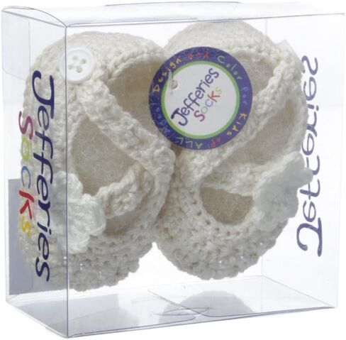 Jefferies Socks Baby-Girls Newborn Delicate Flower Crochet Bootie in Saudi Arabia