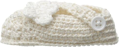 Jefferies Socks Baby-Girls Newborn Delicate Flower Crochet Bootie in Saudi Arabia