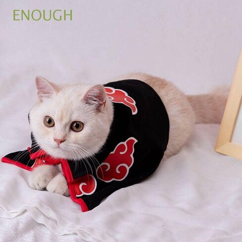 QAQ-COSPLAY Anime Pets Costume Akatsuki Cloak Dog Cat Cosplay Halloween Chirstmas Costume Small in Kuwait