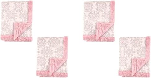 Hudson Baby Unisex Baby Plush Blanket with Furry Binding and Back, Elephant, One Size in Saudi Arabia