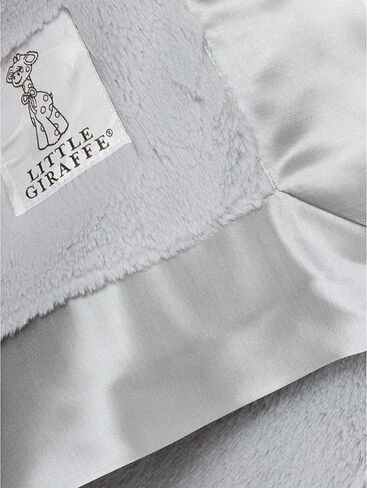 Little Giraffe Luxe Solid Blanky - بطانية أطفال، 14 × 14 بوصة، وردي مغبر in Saudi Arabia