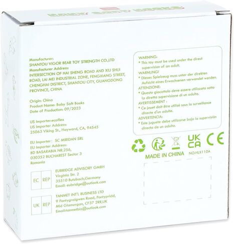 كتب Lehoo Castle للأطفال من عمر 0 ​​إلى 6 أشهر، 3 قطع كتب ناعمة للأطفال الرضع ذات التجعيد، ألعاب الأطفال من عمر 6 إلى 12 شهرًا، ألعاب عربة الأطفال الحسية للتعلم المبكر، ألعاب الأطفال حديثي الولادة in Kuwait